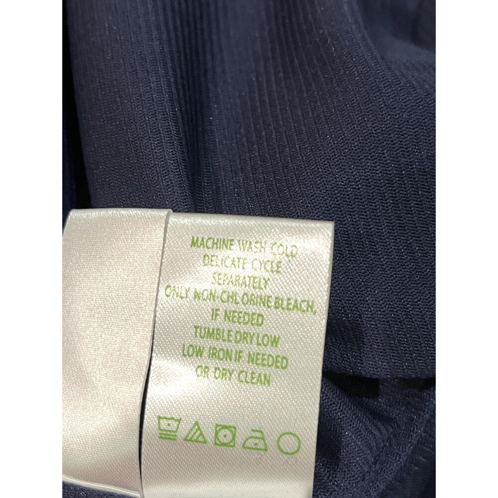 Lilly Pulitzer Callista Shift Dress Womens XL Navy Blue Embroidered Lace Mini - Picture 12 of 12